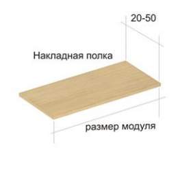 Полка накладная МС.ППО